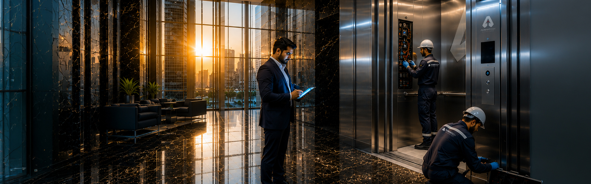 Why elevator downtime is becoming a business continuity risk - Avinyatech in Construction Times